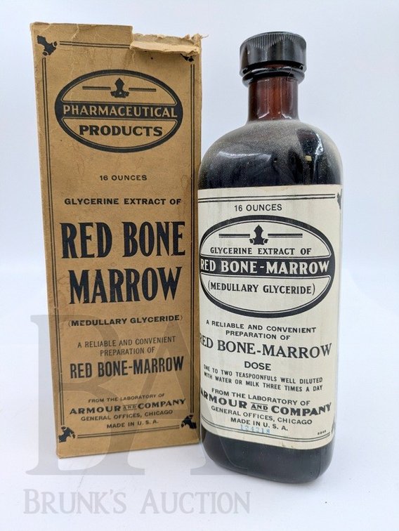 (PRE-1930'S) GLYCERINE EXTRACT OF RED BONE MARROW