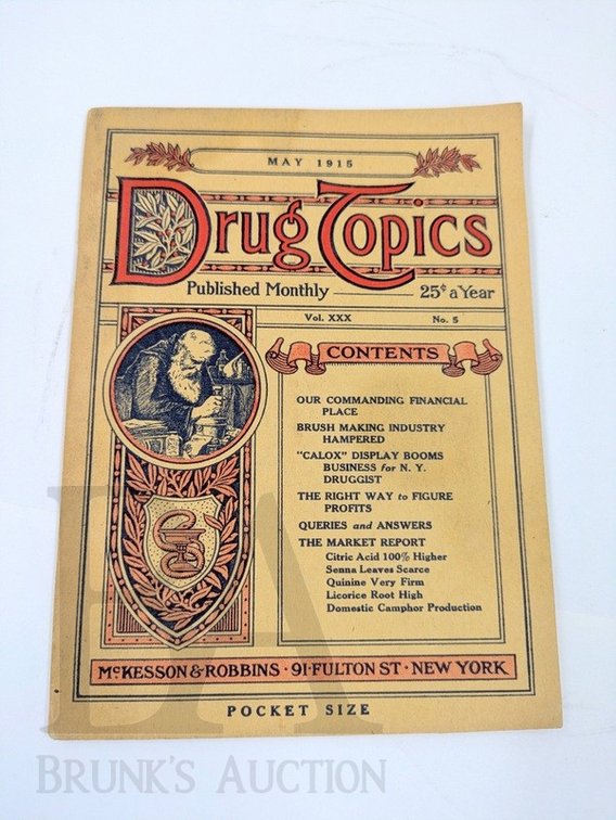 (1915) 'DRUG TOPICS' POCKET MAGAZINE