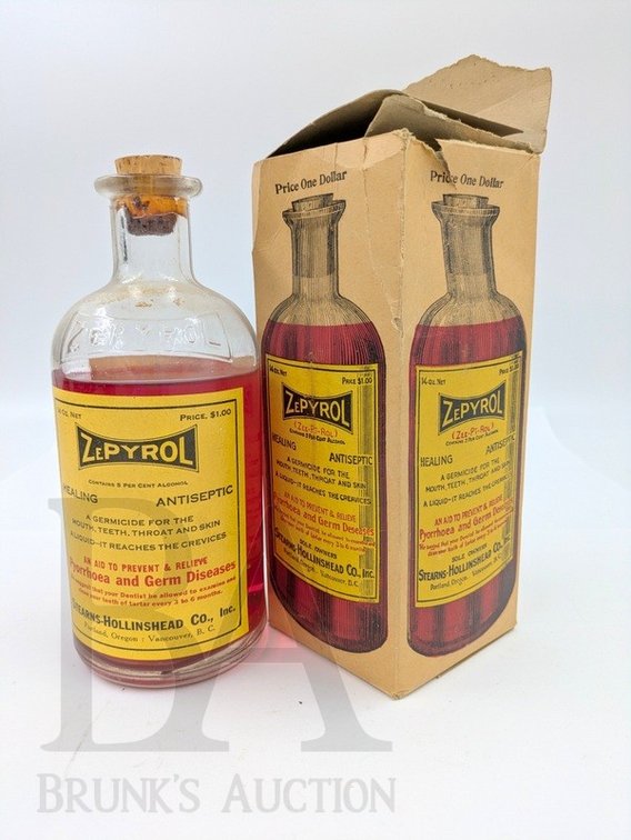 (1910-30'S) "ZEPYROL" HEALING ANTISEPTIC