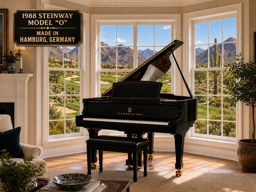1988 STEINWAY & SONS MODEL "O" PIANO