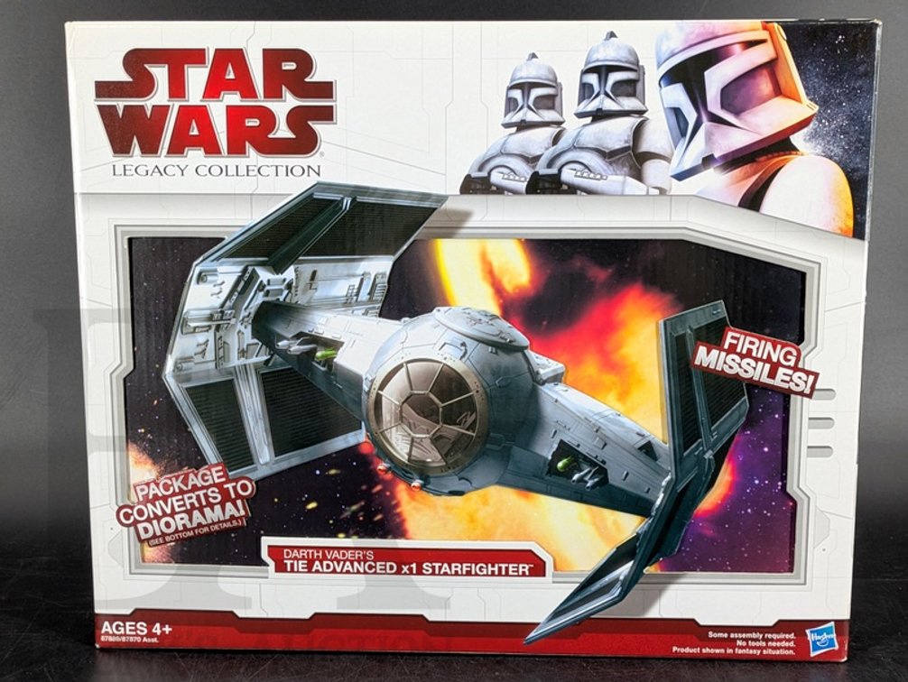 2009 Star Wars Legacy Collection TIE Advanced x1 Starfighter Hasbro NIB