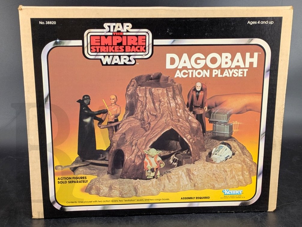 1981 Star Wars Dagobah Action Playset Boxed Kenner The Empire Strikes Back