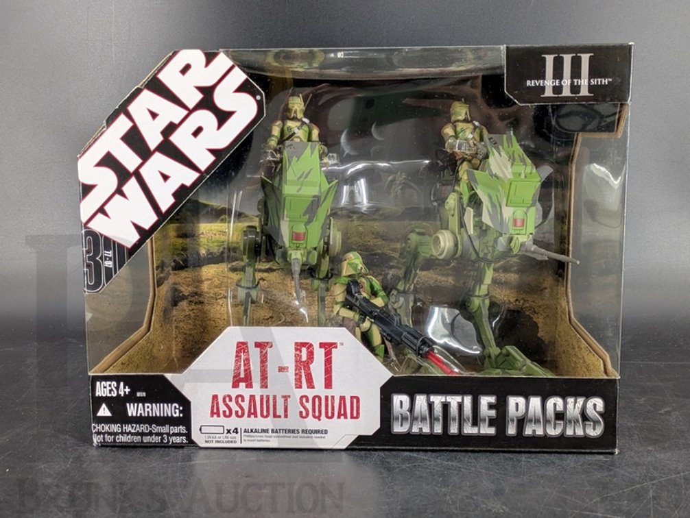 2007 Star Wars AT-RT Assault Squad Battle Pack Revenge of the Sith Hasbro Sealed