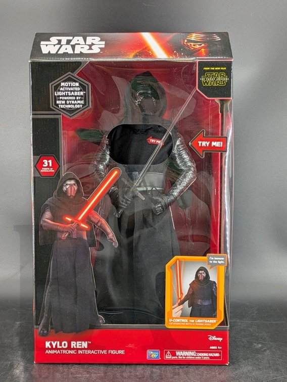 Star Wars Kylo Ren Animatronic Interactive Figure Thinkway Toys Deluxe Edition