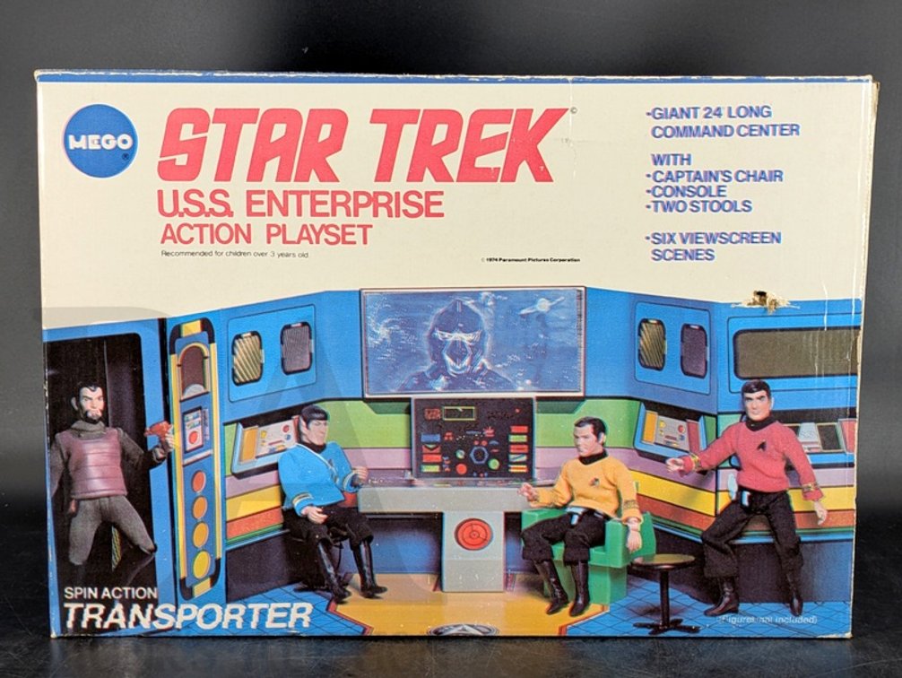 1975 Mego Star Trek U.S.S. Enterprise Action Playset Box Only