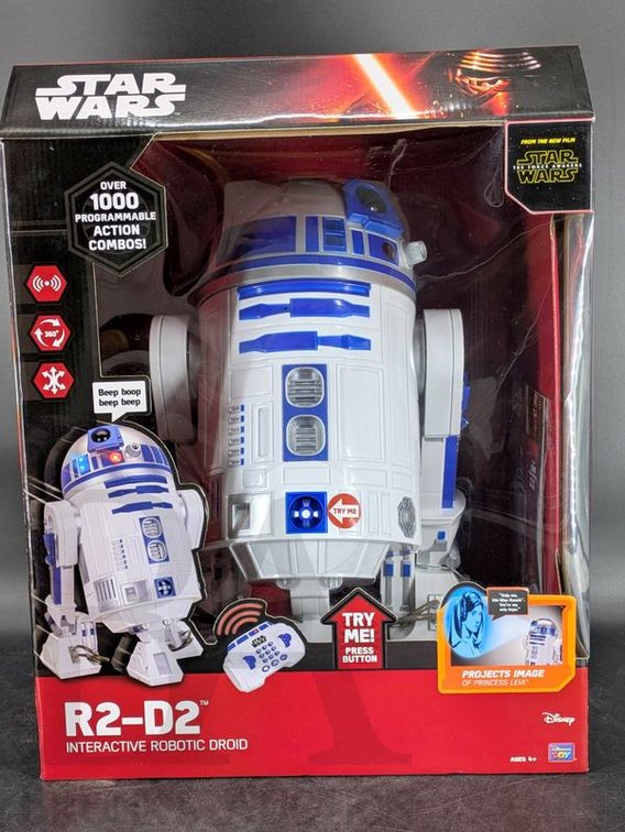 Star Wars R2-D2 Interactive Robotic Droid by Thinkway Toys in Box