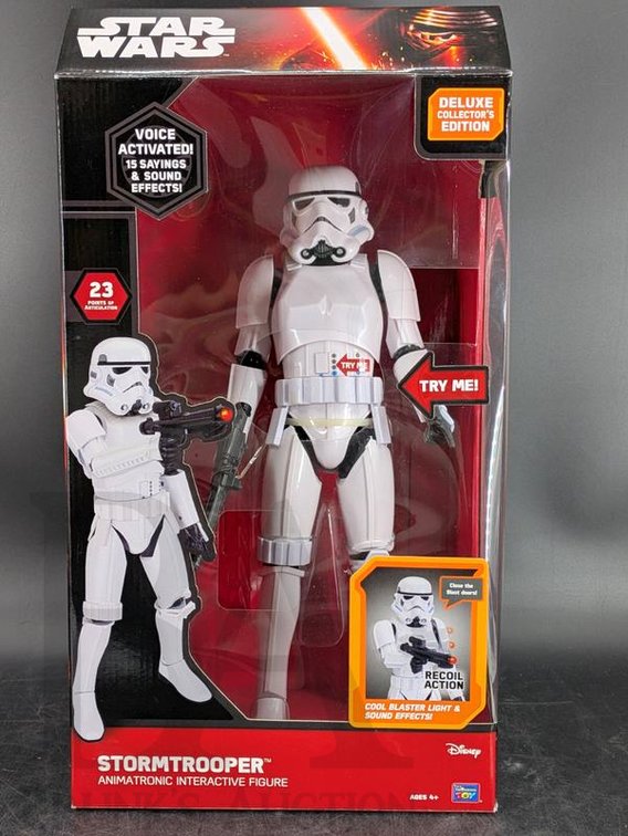 Star Wars Stormtrooper Deluxe Collector's Edition Animatronic Figure Thinkway Toys