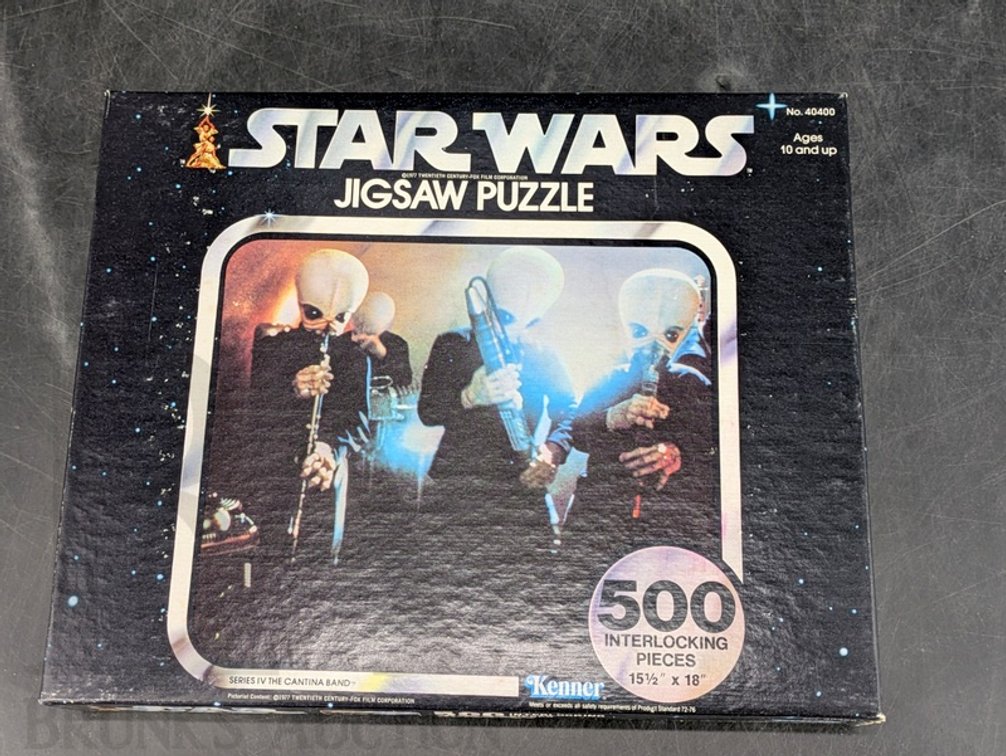 1978 Star Wars Jigsaw Puzzle Cantina Band Kenner 500 Pieces No. 40400