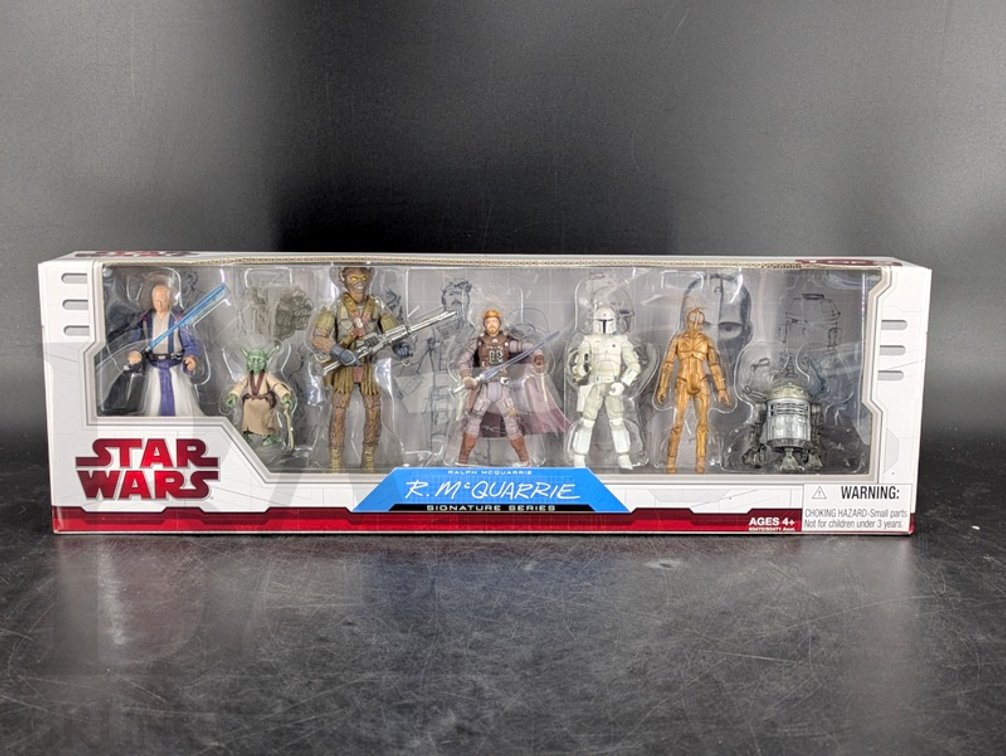 2009 Star Wars R. McQuarrie Signature Series Concept Collection Figure Set Hasbro