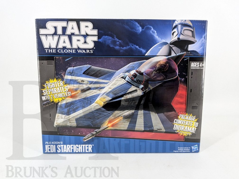 2010 Star Wars The Clone Wars Plo Koon's Jedi Starfighter by Hasbro