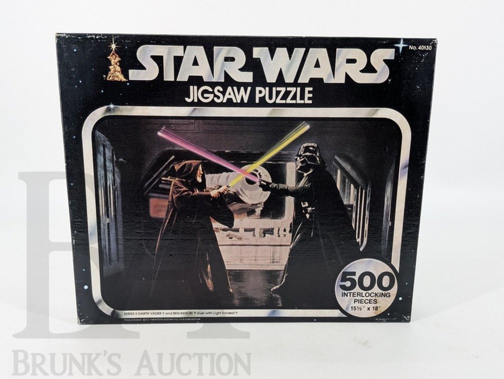 1977 Star Wars Kenner 500 Piece Jigsaw Puzzle No. 40130 15.5 x 18 Inch
