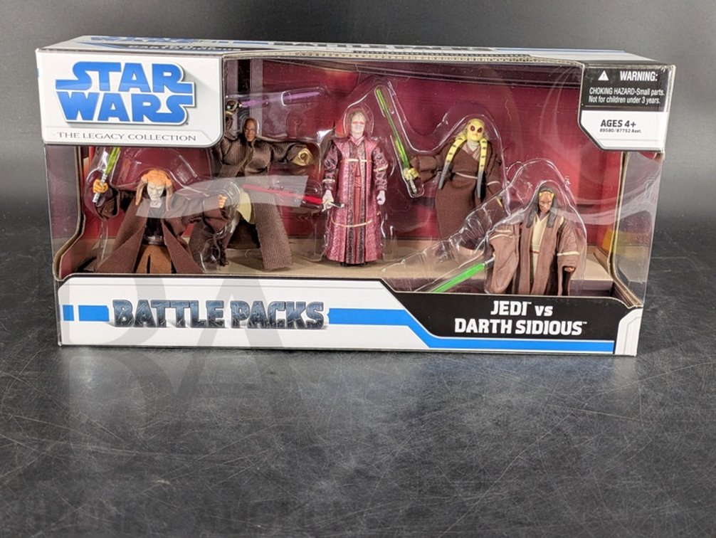 2008 Star Wars Legacy Collection Battle Pack Jedi vs Darth Sidious Sealed