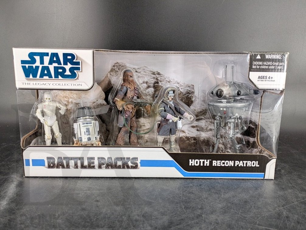 2008 Star Wars The Legacy Collection Battle Packs Hoth Recon Patrol Sealed Box