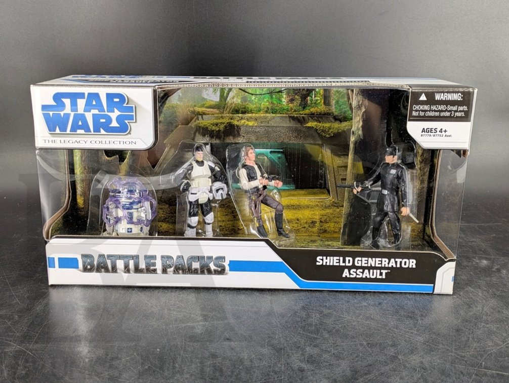2009 Star Wars Legacy Collection Battle Packs Shield Generator Assault Set Hasbro