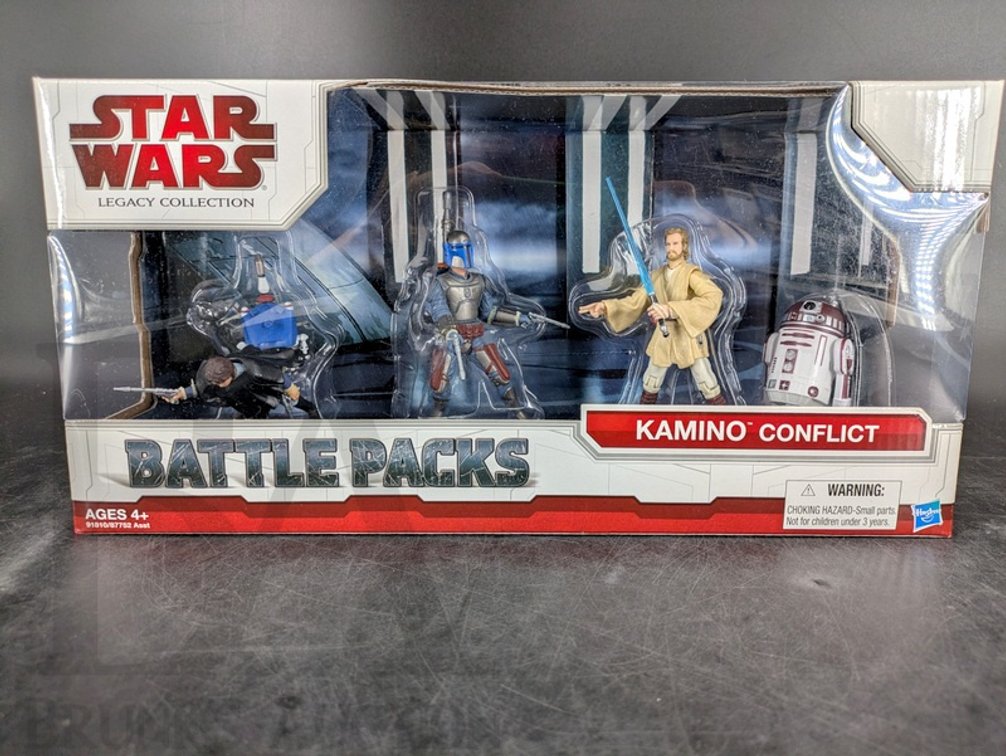 2009 Star Wars Legacy Collection Battle Packs Kamino Conflict Set Hasbro Sealed