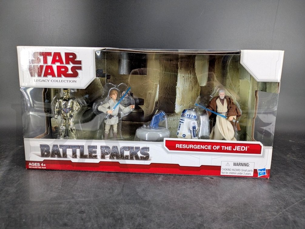 2009 Star Wars Legacy Collection Battle Packs Resurgence of the Jedi Set Hasbro