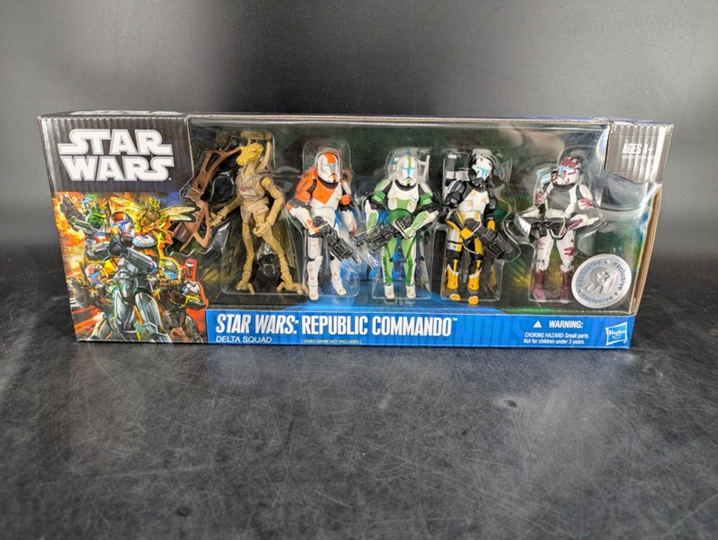 2011 Star Wars Republic Commando Delta Squad Action Figure Set Hasbro