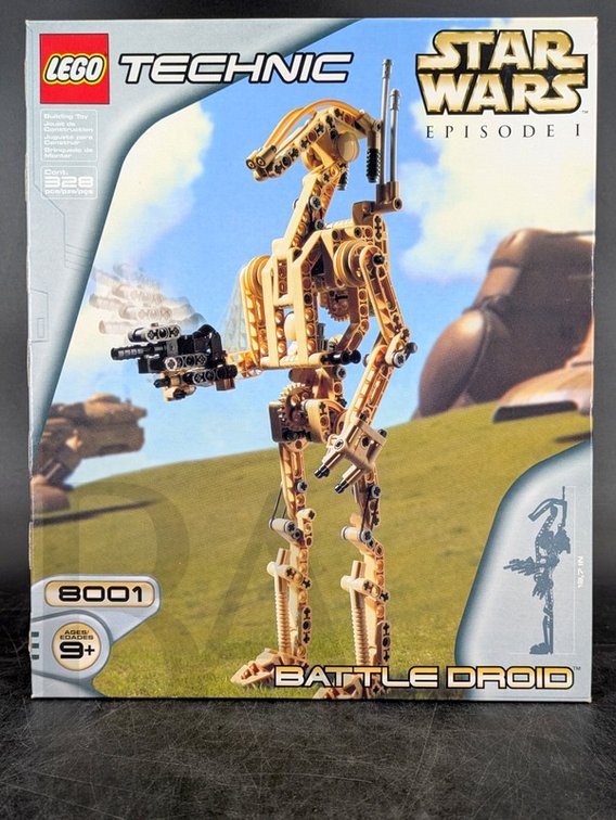 2000 LEGO Technic Star Wars Episode I Battle Droid Set 8001, Sealed Box