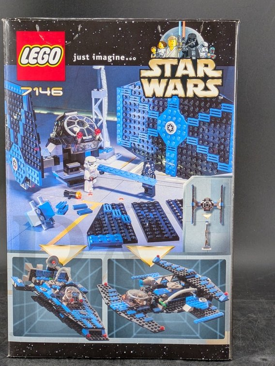 LEGO Star Wars 7146 TIE Fighter Building Set, 169 Pieces, Boxed