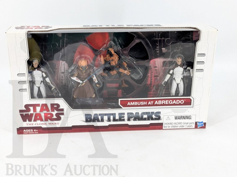 2009 Star Wars The Clone Wars Battle Packs Ambush at Abregado Sealed Set