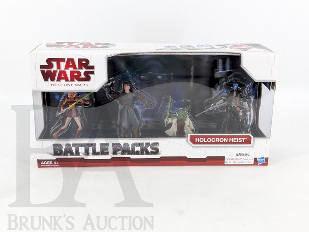 2010 Star Wars The Clone Wars Battle Packs Holocron Heist Hasbro Figures Set