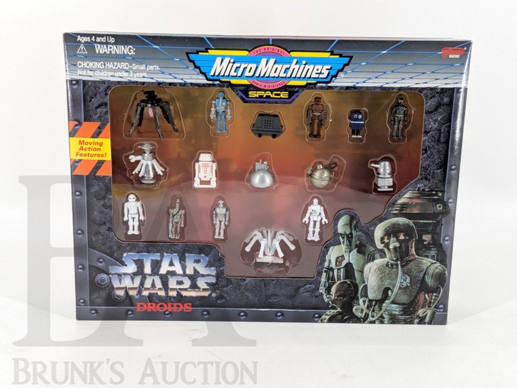 1995 Micro Machines Star Wars Droids Set, Original Sealed Box, Galoob, Space Series