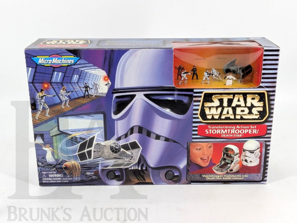 1996 Micro Machines Star Wars Stormtrooper/Death Star Transforming Action Set