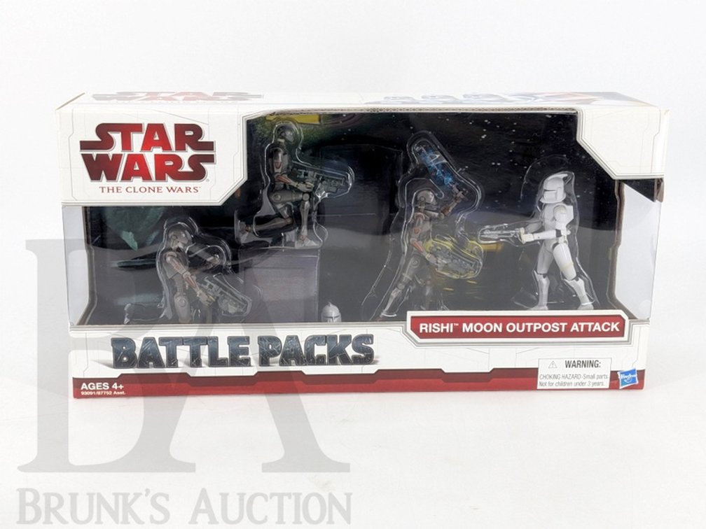 2009 Star Wars The Clone Wars Rishi Moon Outpost Attack Battle Packs Set by Hasbro