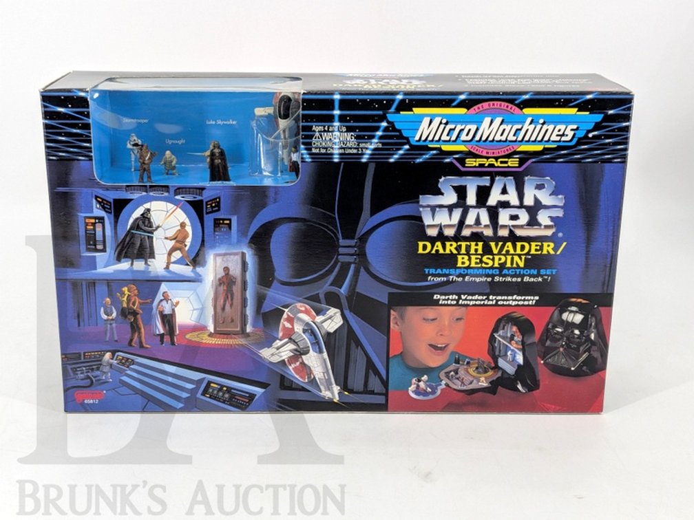1994 Micro Machines Star Wars Darth Vader/Bespin Transforming Action Set, Sealed Box
