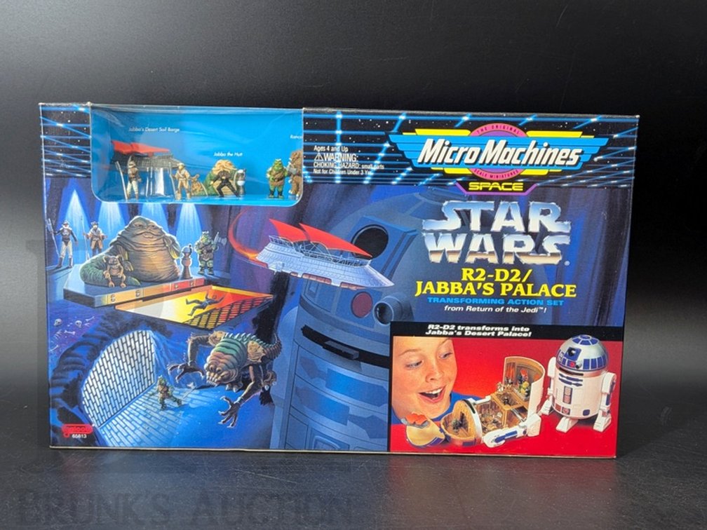 1994 Micro Machines Star Wars R2-D2/Jabba's Palace Transforming Action Set, Sealed