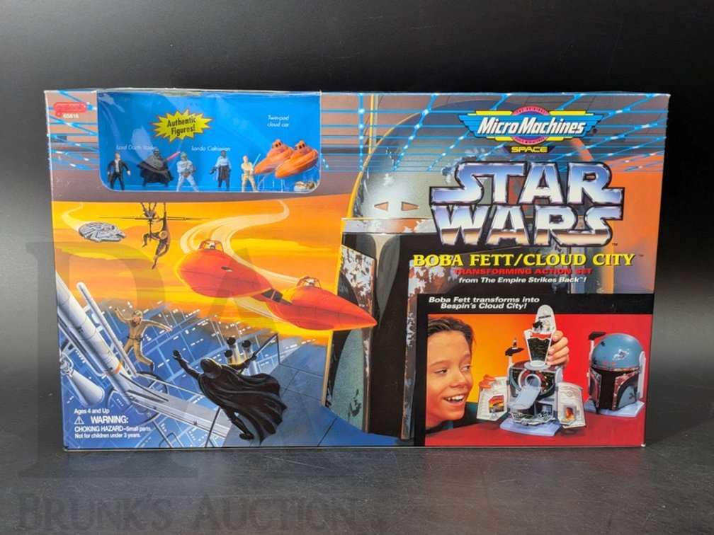 1996 Micro Machines Star Wars Boba Fett/Cloud City Action Set, Sealed Box