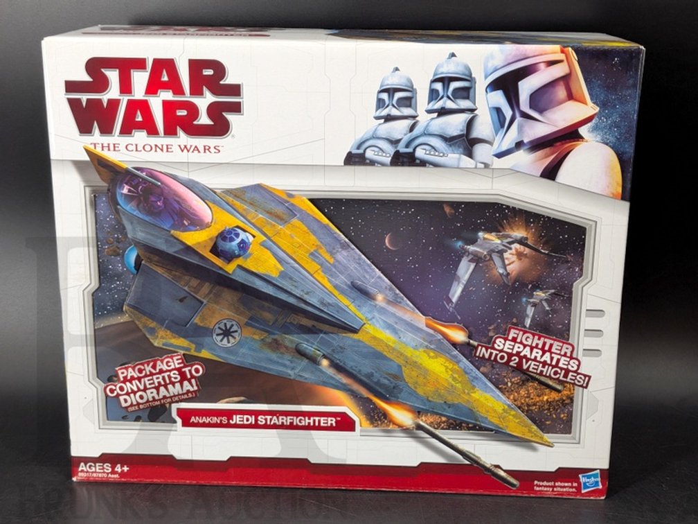 2009 Star Wars The Clone Wars Anakin's Jedi Starfighter by Hasbro, Boxed