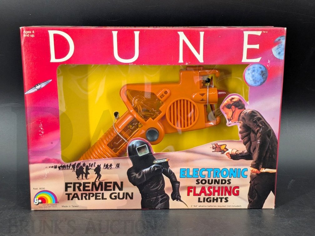 1984 LJN Dune Fremen TarPel Gun Electronic Toy With Flashing Lights and Sounds Boxed
