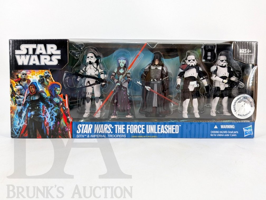 2011 Star Wars The Force Unleashed Sith & Imperial Troopers Figure Set Hasbro Exclusive
