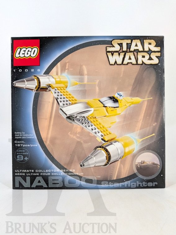 2002 LEGO Star Wars 10026 Naboo Starfighter Ultimate Collector Series, 187 Pieces, Boxed