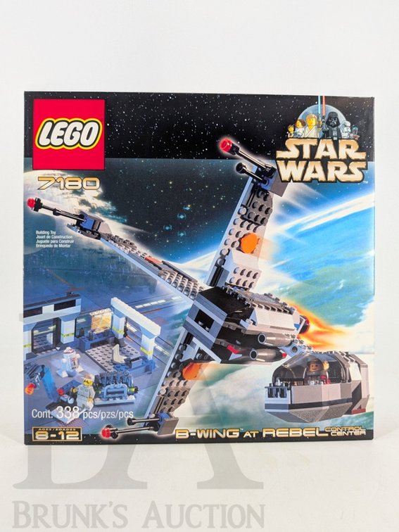 2000 LEGO Star Wars 7180 B-Wing at Rebel Control Center Sealed Set 338 Pieces