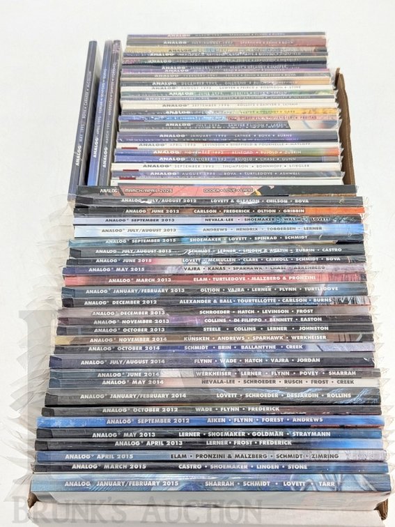 (56) Factory Sealed Analog Science Fiction and Fact Magazines, 1995-2015