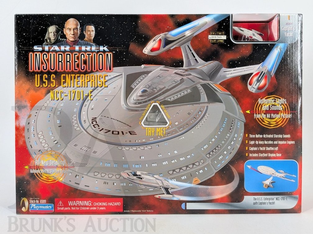 1998 Playmates Star Trek Insurrection U.S.S. Enterprise NCC-1701-E Collectors Edition