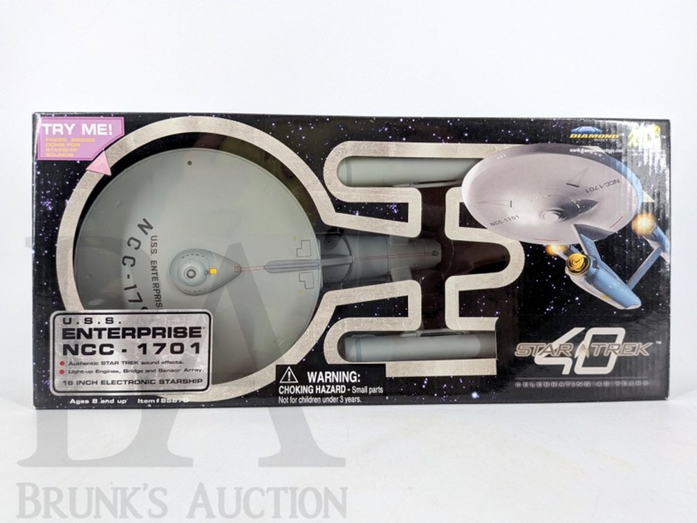 2007 Star Trek 40th Anniversary U.S.S. Enterprise NCC-1701 16-Inch Electronic Starship