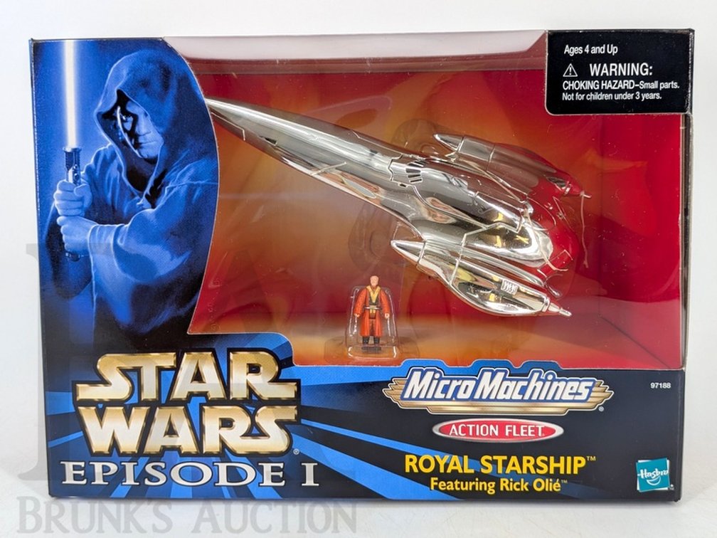 1999 Star Wars Micro Machines Royal Starship Action Fleet Featuring Rick Oliè