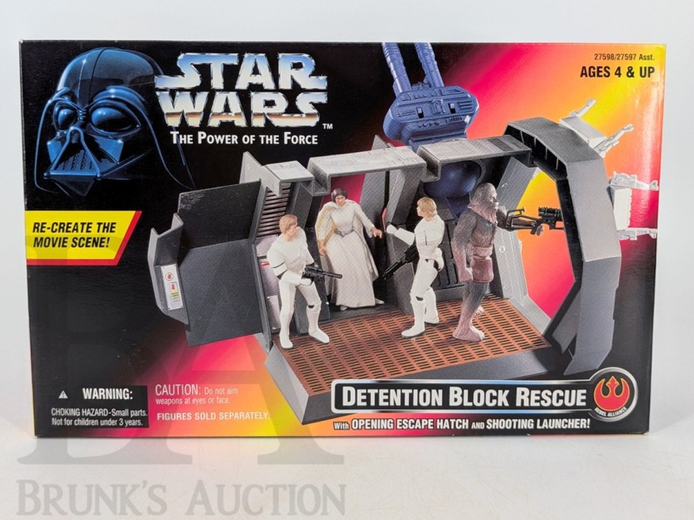 1996 Star Wars Power of the Force Detention Block Rescue Playset Kenner Sealed