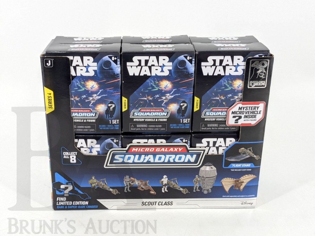 (12) Star Wars Micro Galaxy Squadron Series 4 Scout Class Mystery Vehicles Sealed