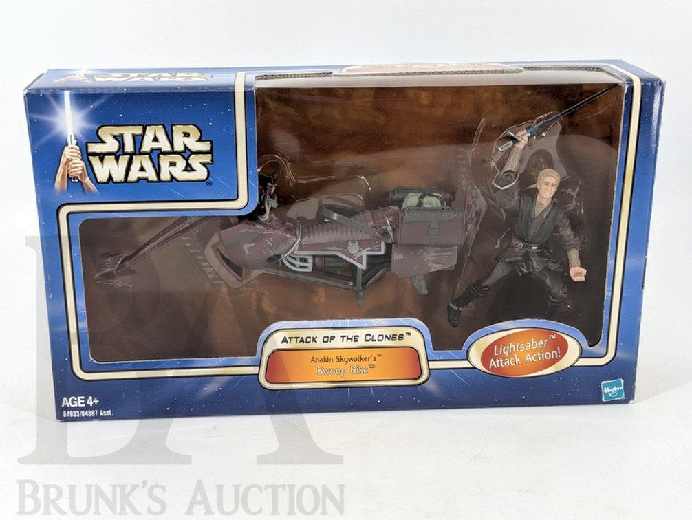 2002 Star Wars Anakin Skywalker's Swoop Bike Hasbro Attack of the Clones