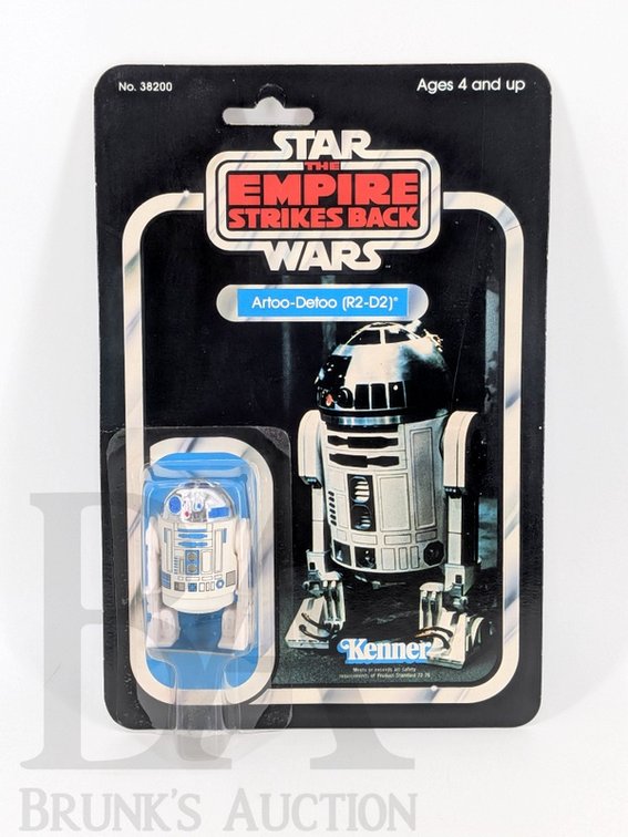 1980 Star Wars Empire Strikes Back Artoo-Detoo (R2-D2) Kenner Carded Action Figure