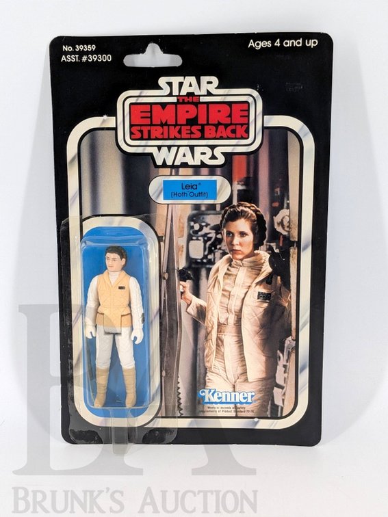 1980 Star Wars Empire Strikes Back Leia Hoth Outfit Kenner MOC Action Figure No. 39359