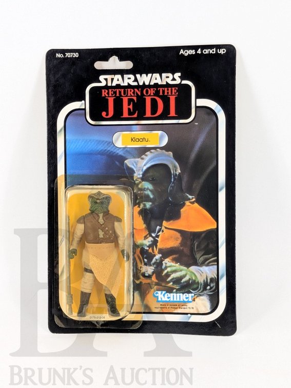1983 Star Wars Return of the Jedi Klaatu Figure No. 70730 Kenner MOC