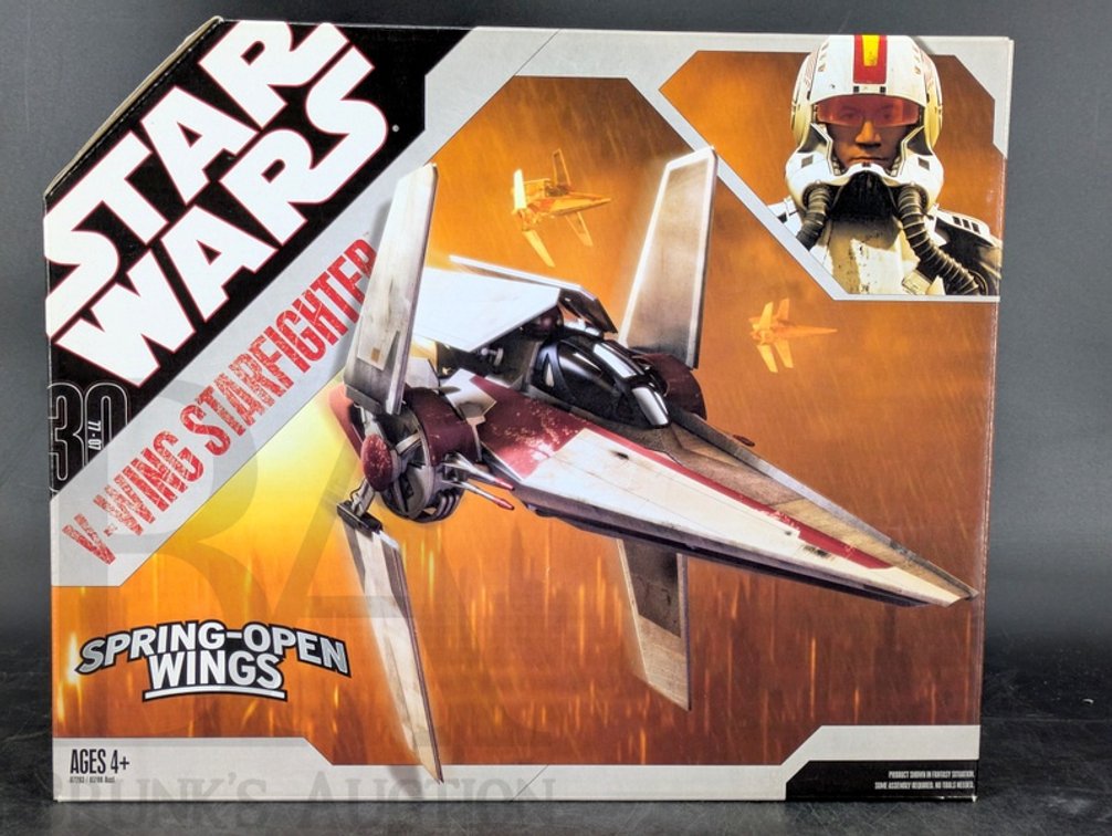 2006 Star Wars V-Wing Starfighter Hasbro 30th Anniversary Vehicle New in Box