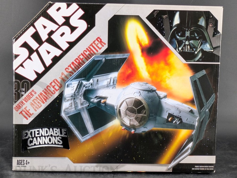 2007 Star Wars Darth Vader's TIE Advanced x1 Starfighter Hasbro Vehicle in Box