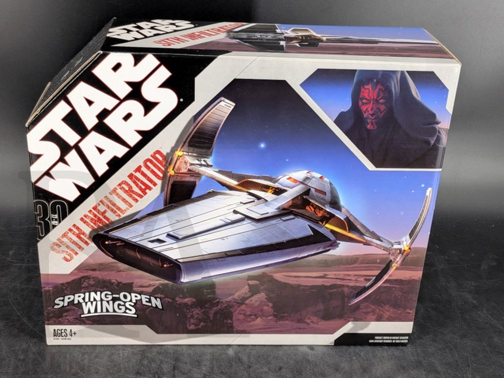 2006 Star Wars 30th Anniversary Sith Infiltrator Vehicle Hasbro Spring-Open Wings