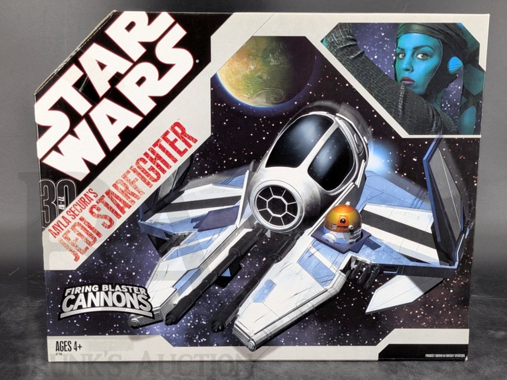 2008 Star Wars Ayla Secura's Jedi Starfighter Hasbro 30th Anniversary Vehicle NIB